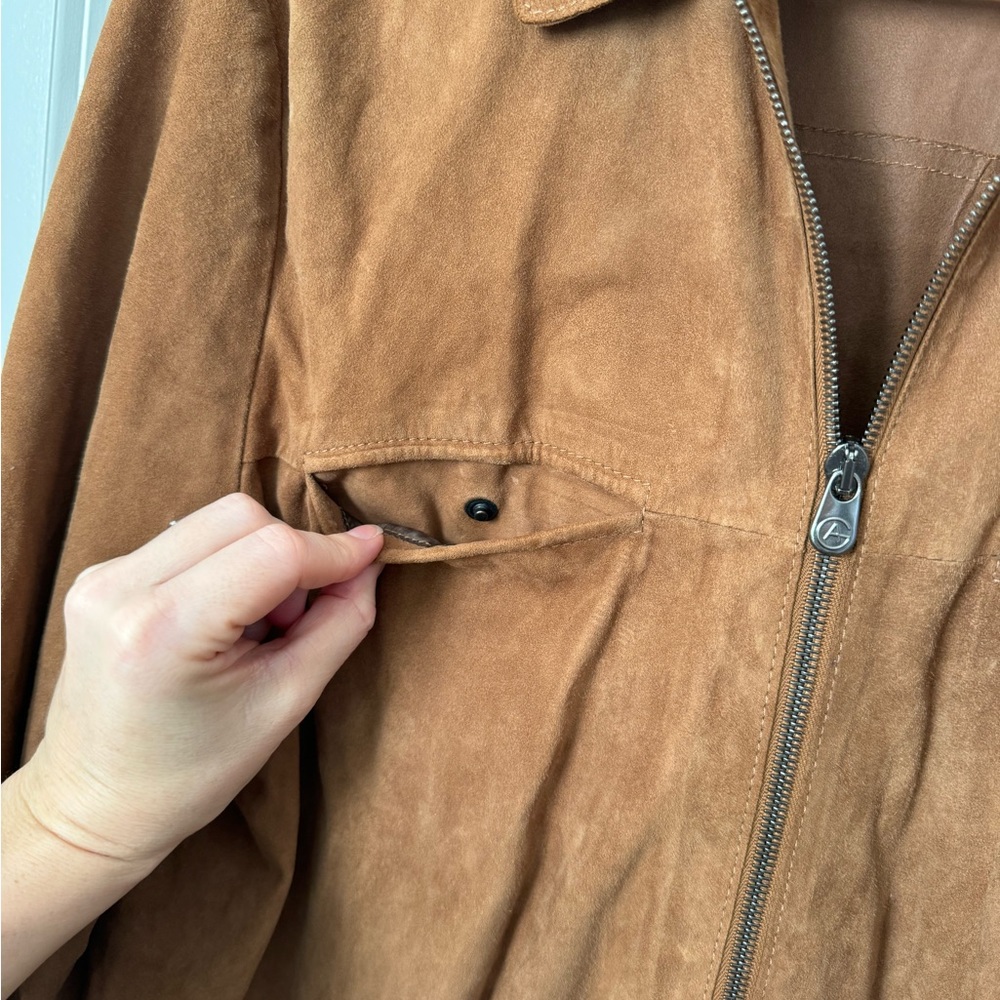 Armani Collezioni Suede Jacket/ Shirt Jacket - Picture 5 of 11